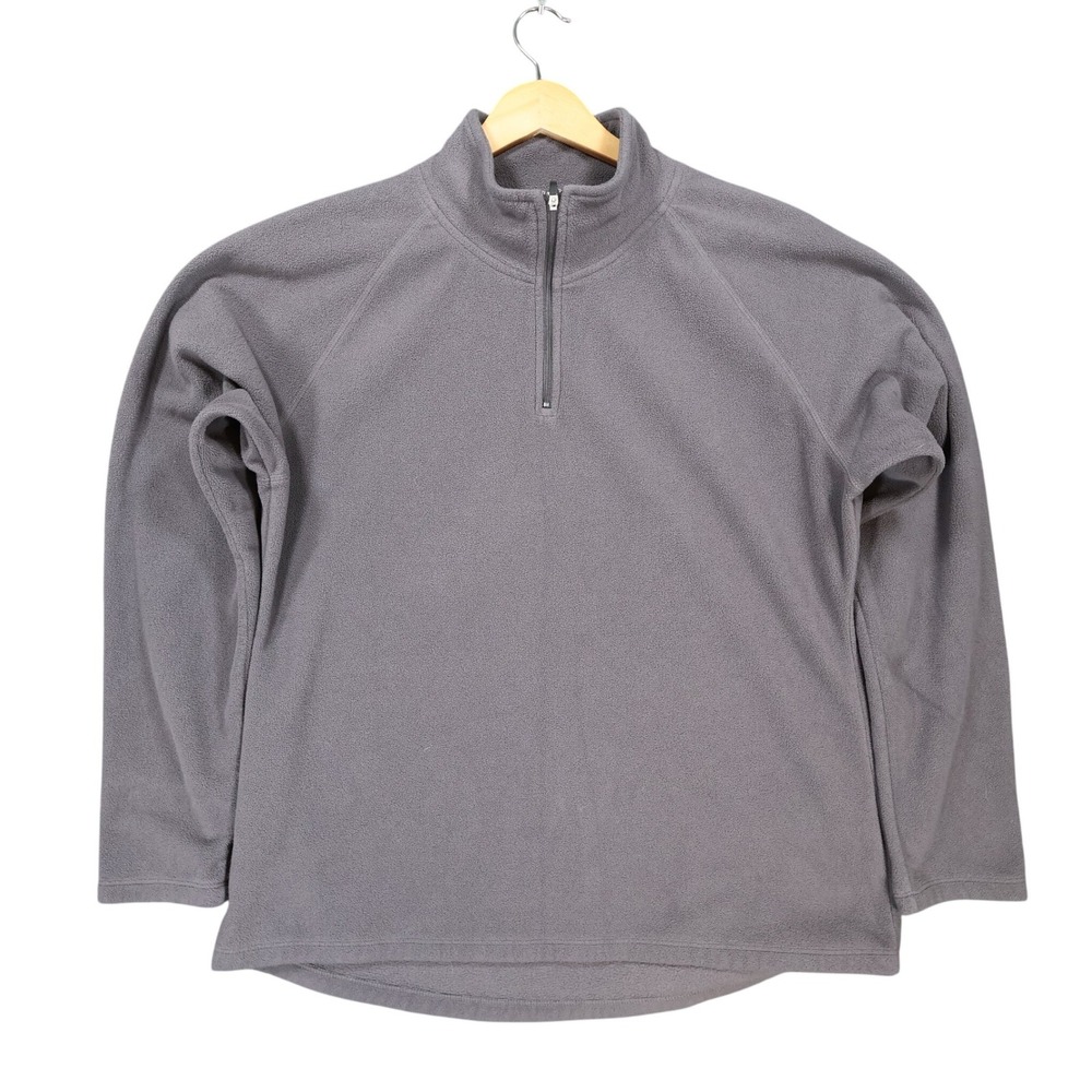 C9‎ by Champion Quarter Zip Pullover Mens XL Gray Excellent Mock Neck Fleece